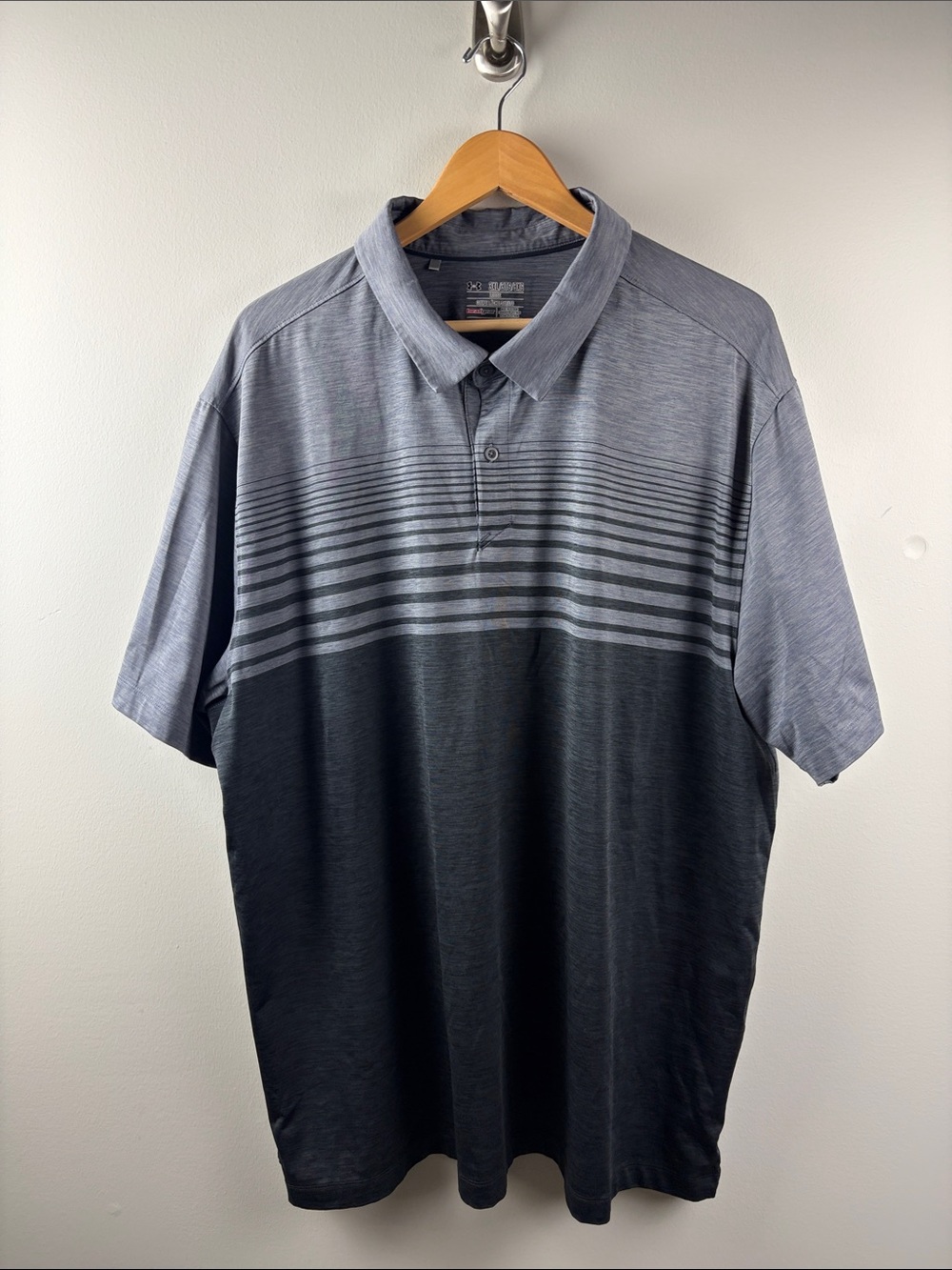 Under Armour Men's Short-Sleeve Performance Polo - Gray Two-Tone